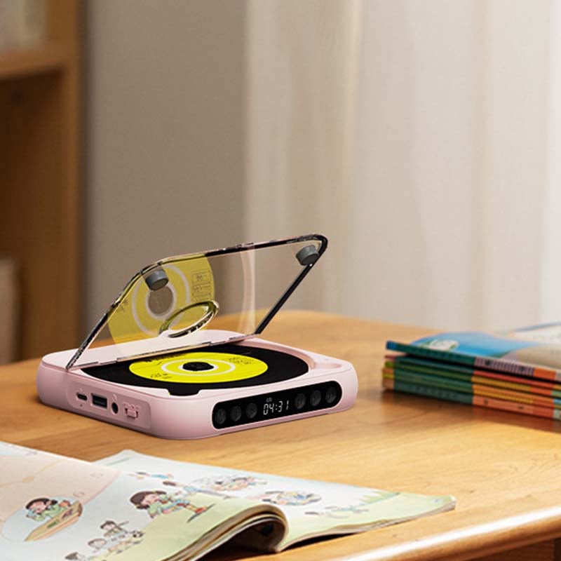 Bærbar CD-afspiller - Bluetooth | Hi-Fi Lyd | Flere Farver