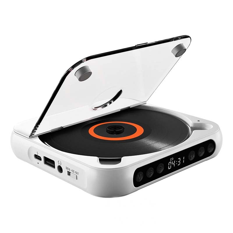 Bærbar CD-afspiller - Bluetooth | Hi-Fi Lyd | Flere Farver