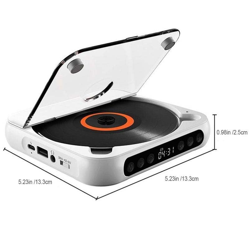 Bærbar CD-afspiller - Bluetooth | Hi-Fi Lyd | Flere Farver