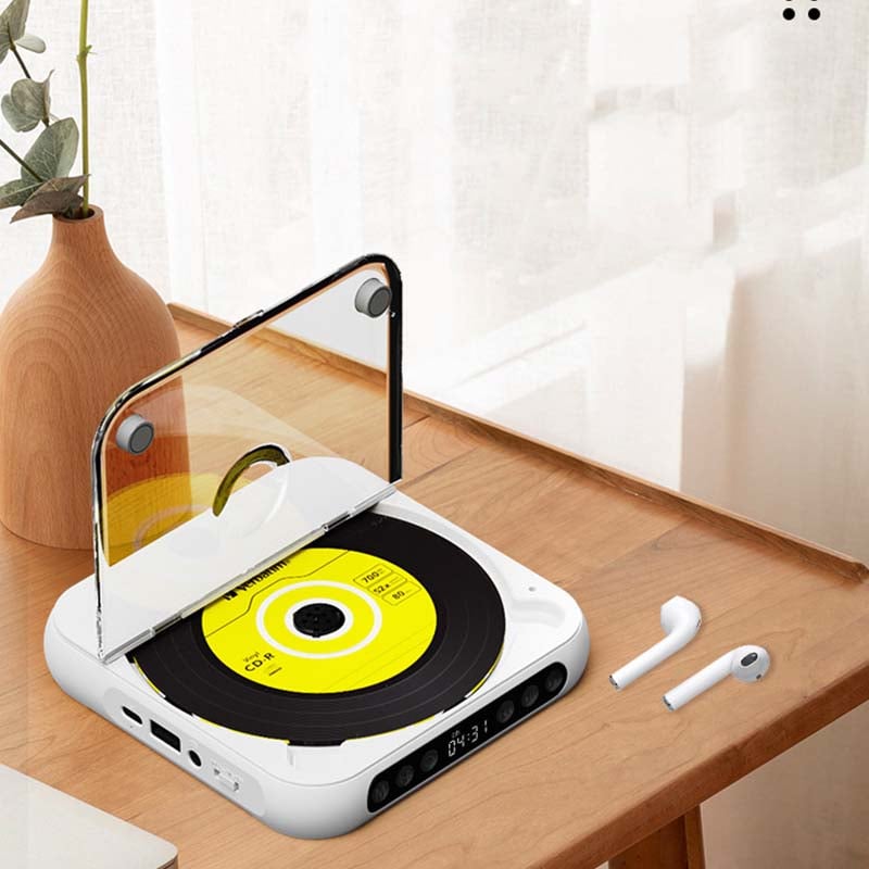 Bærbar CD-afspiller - Bluetooth | Hi-Fi Lyd | Flere Farver