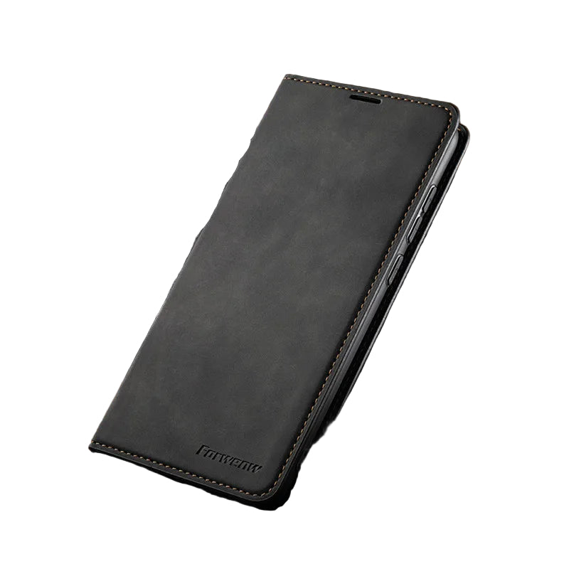 Magnetisk iPhone-cover i Premium Læder til Mænd og Kvinder