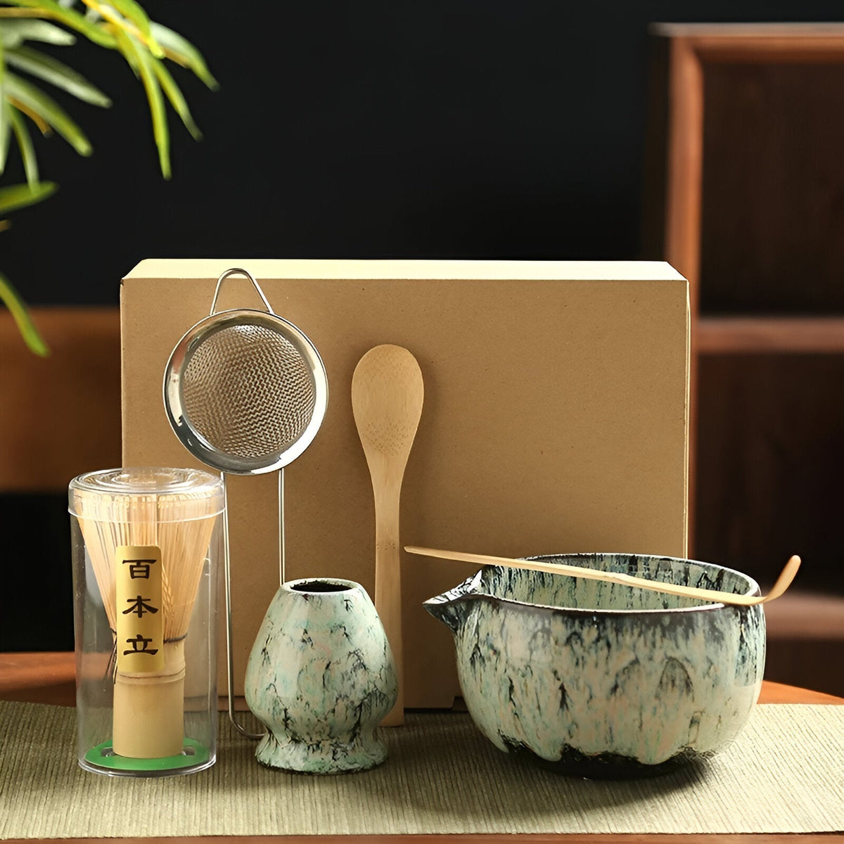 Matcha Keramik Sæt - Traditionel Te-Ceremoni | 6 dele