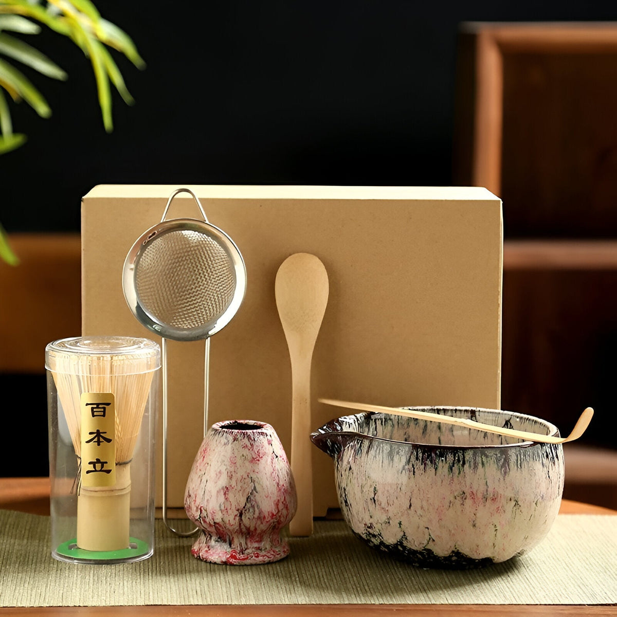 Matcha Keramik Sæt - Traditionel Te-Ceremoni | 6 dele
