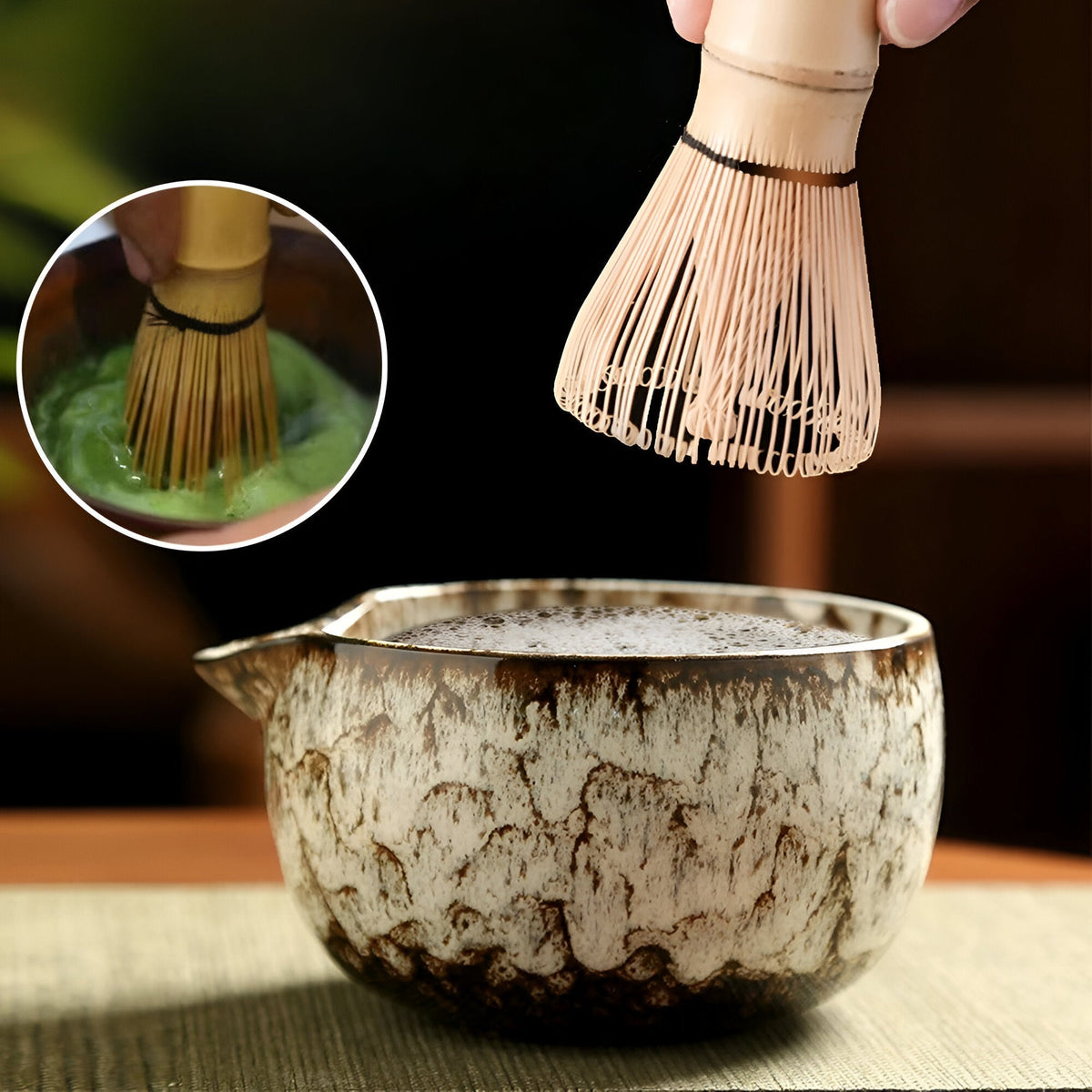 Matcha Keramik Sæt - Traditionel Te-Ceremoni | 6 dele