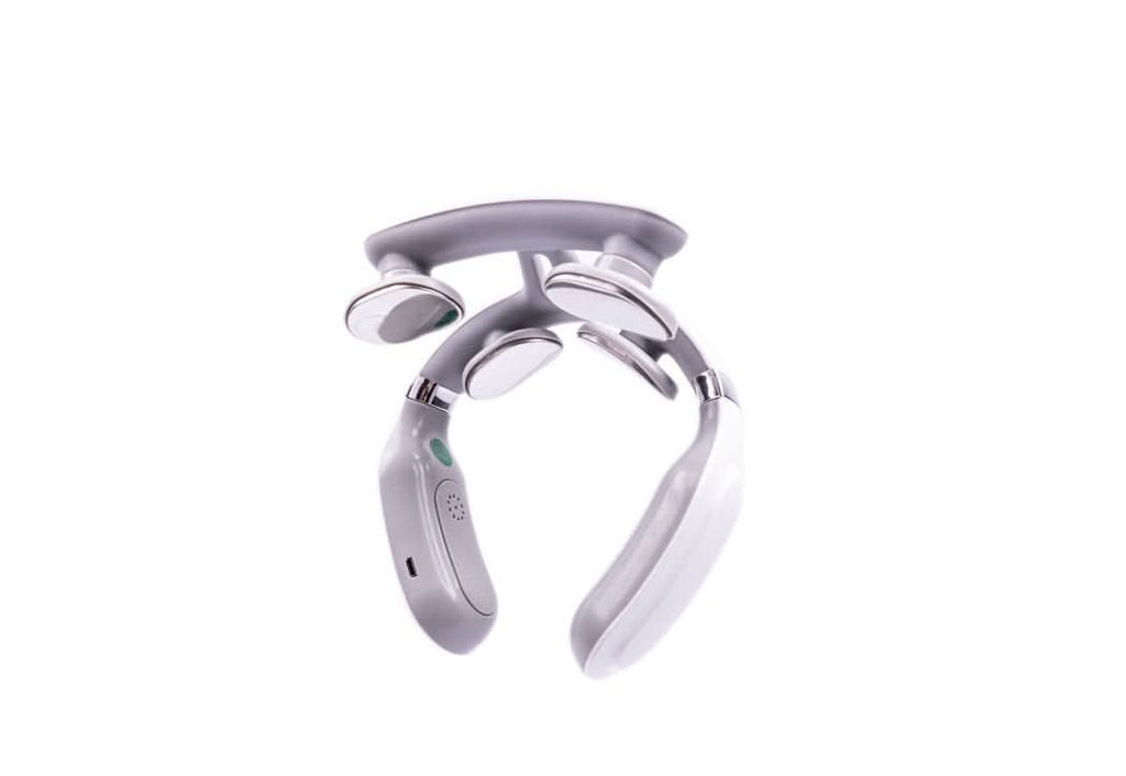 Nakkemassageapparat med Varme og Vibration til Stresslindring