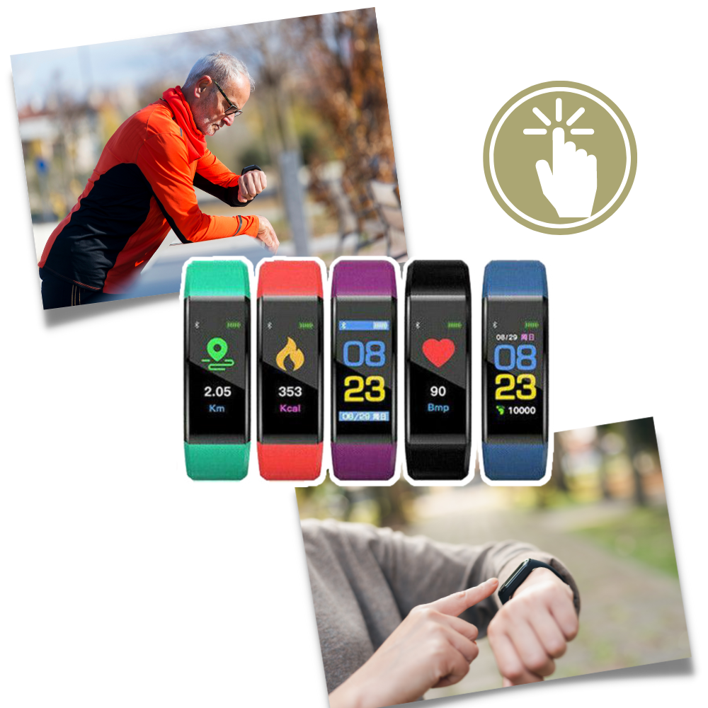 Smartwatch til Ældre - Enkel Betjening - Sundheds- og Træningssporing