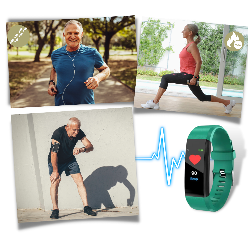 Smartwatch til Ældre - Enkel Betjening - Sundheds- og Træningssporing
