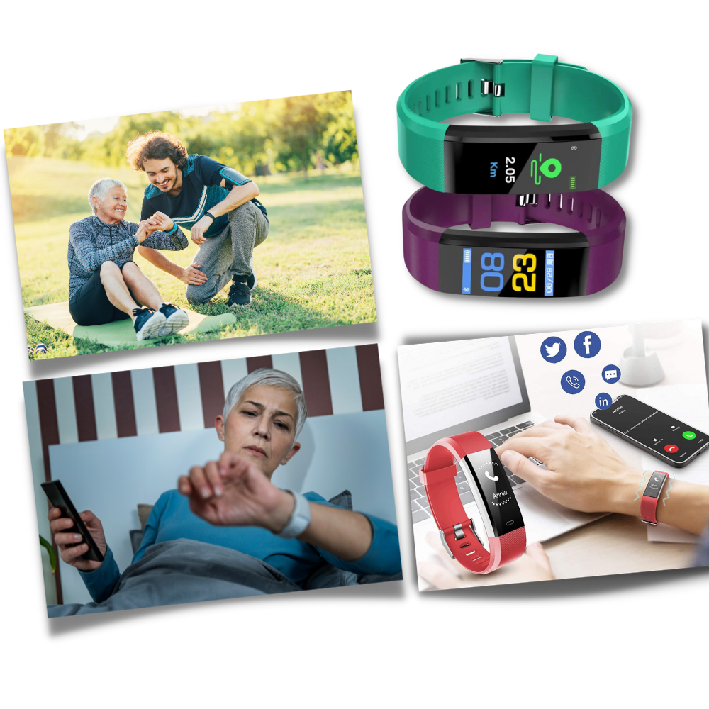 Smartwatch til Ældre - Enkel Betjening - Sundheds- og Træningssporing